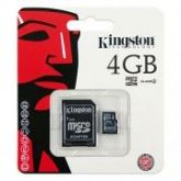 Cartão de Memória Kingston Micro SD - 4GB